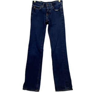 Abercrombie and Fitch New York Slim Straight Jeans Dark Wash Blue Denim Mens 28